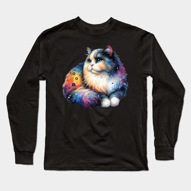 Galactic Kitty Long Sleeve T-Shirt by CAutumnTrapp